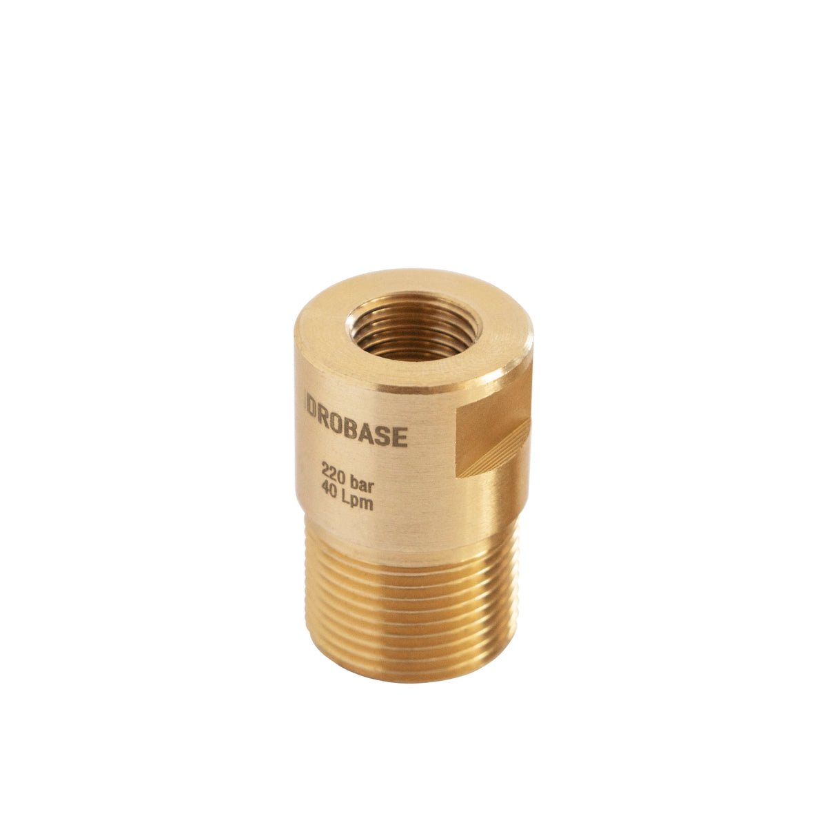 IDROBASE Nipplo in ottone M22x1,5 M Ø14 Lungo - G1/4" F