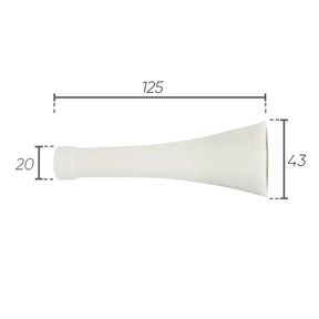  Cono pistola IDROBASE con inserto in metallo, ideale per una pulizia efficace e professionale nelle attrezzature di lavaggio.