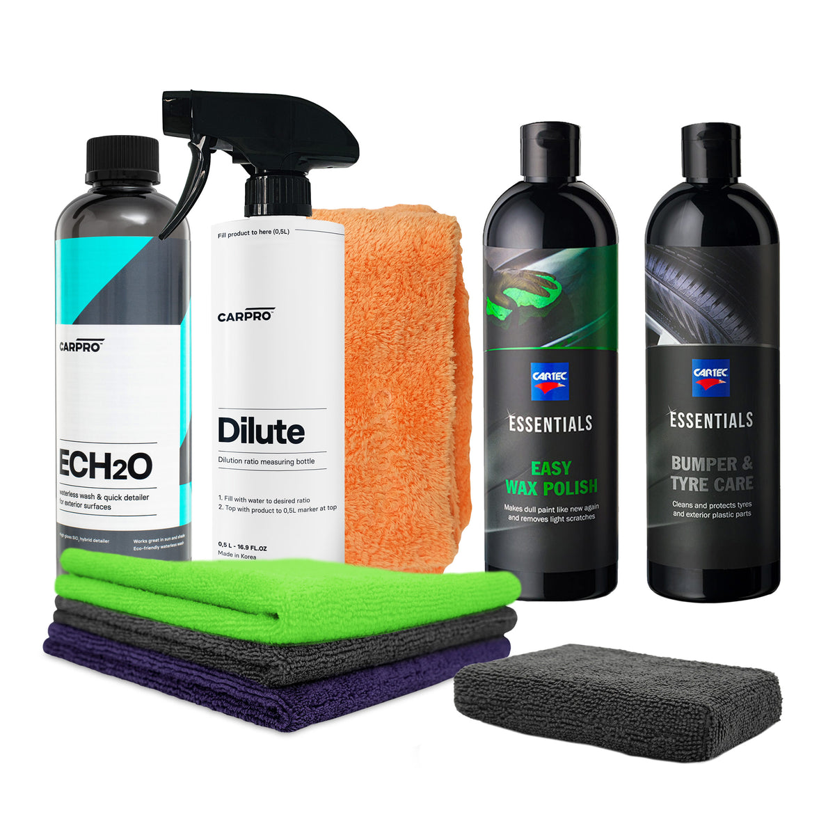 CARISMATIX Kit Lavaggio e Protezione Moto e Scooter Waterless
