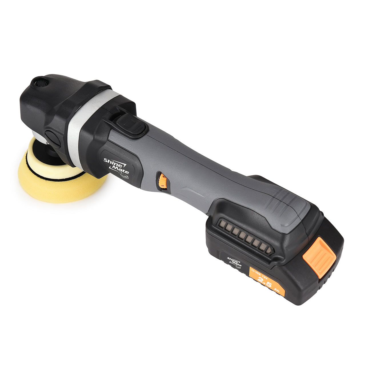 Lucidatrice rotativa cordless ShineMate EB2302 per detailing auto senza fili.