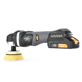 Lucidatrice rotativa cordless ShineMate EB2302 per detailing auto senza fili.