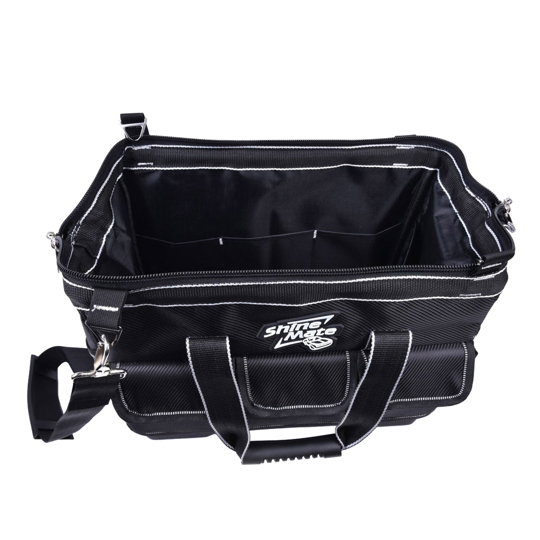 Borsone SHINEMATE Heavy Duty, robusto e spazioso, ideale per il trasporto e l'organizzazione degli strumenti di detailing auto.